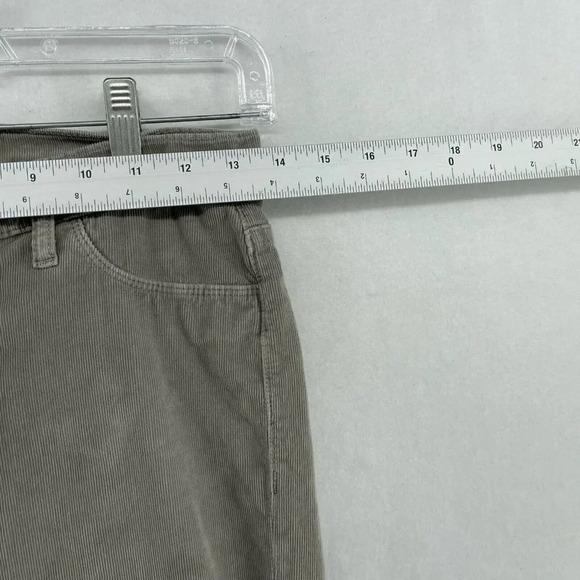 Hudson Pants Womens Sz 26 Taupe Gray Skinny Stretch Zip Mid Rise Pocket Corduroy - Picture 3 of 13